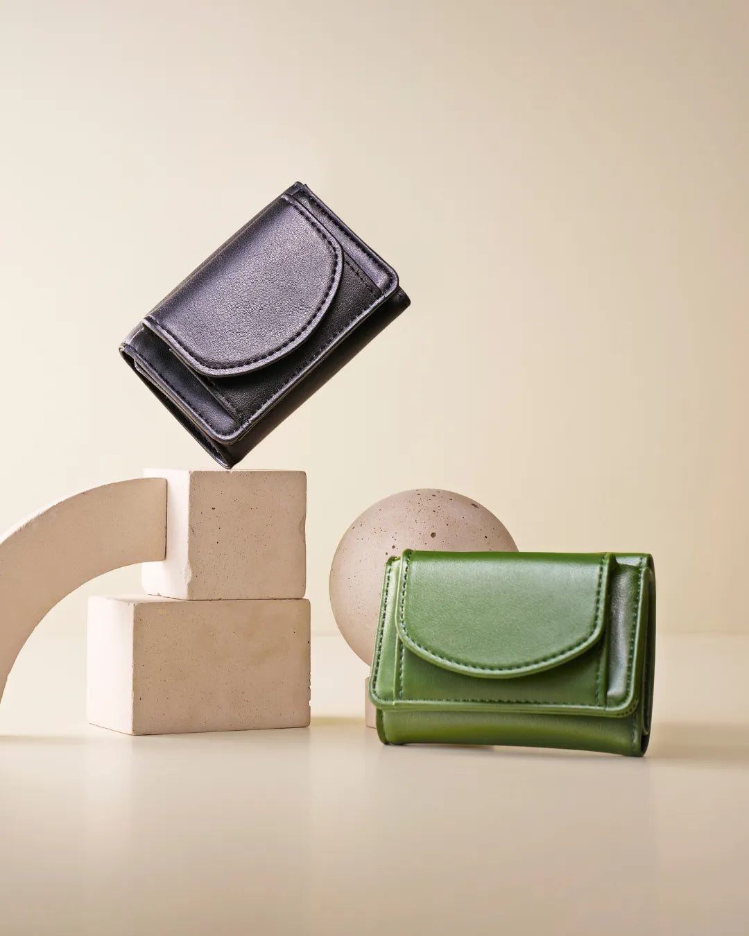 Mini Wallet (Curved flap)